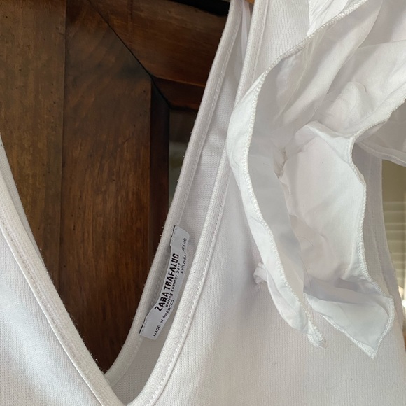 Zara Trafaluc Spring-Summer Ruffle-Sleeved Top - Picture 6 of 10